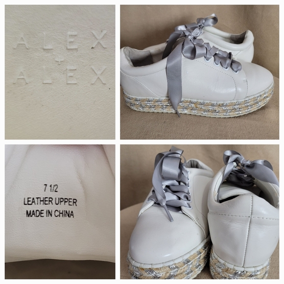 Leather Sneakers / 7.5 - Picture 2 of 8